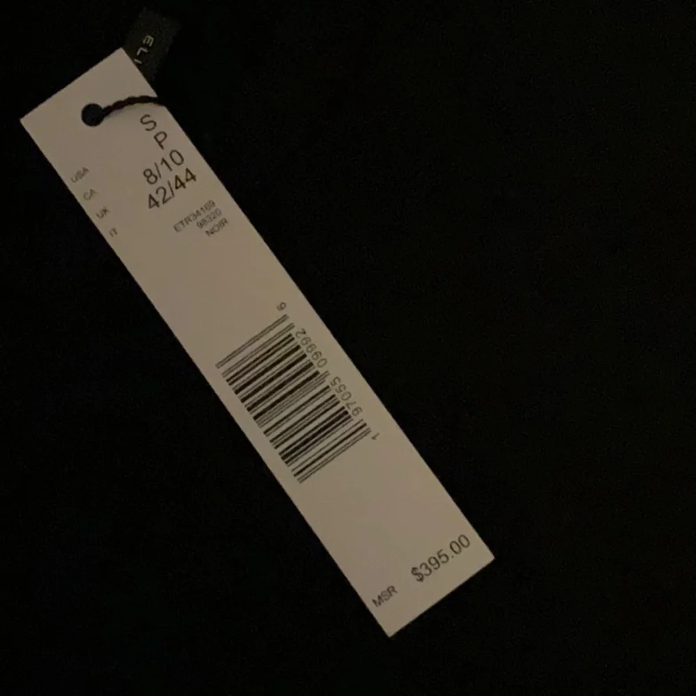 Elie Tahari leather The Amalia Pleated Mixed Media Sweater Dress
Color black - Picture 12 of 13